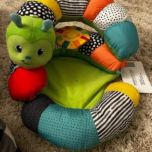 Vibrant Caterpillar Plush Play Ring